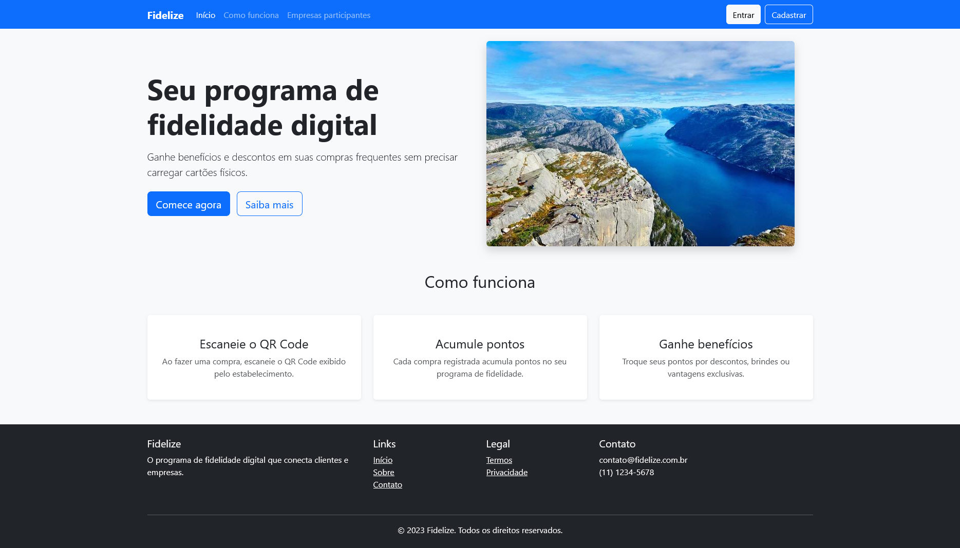 Site para Clientes