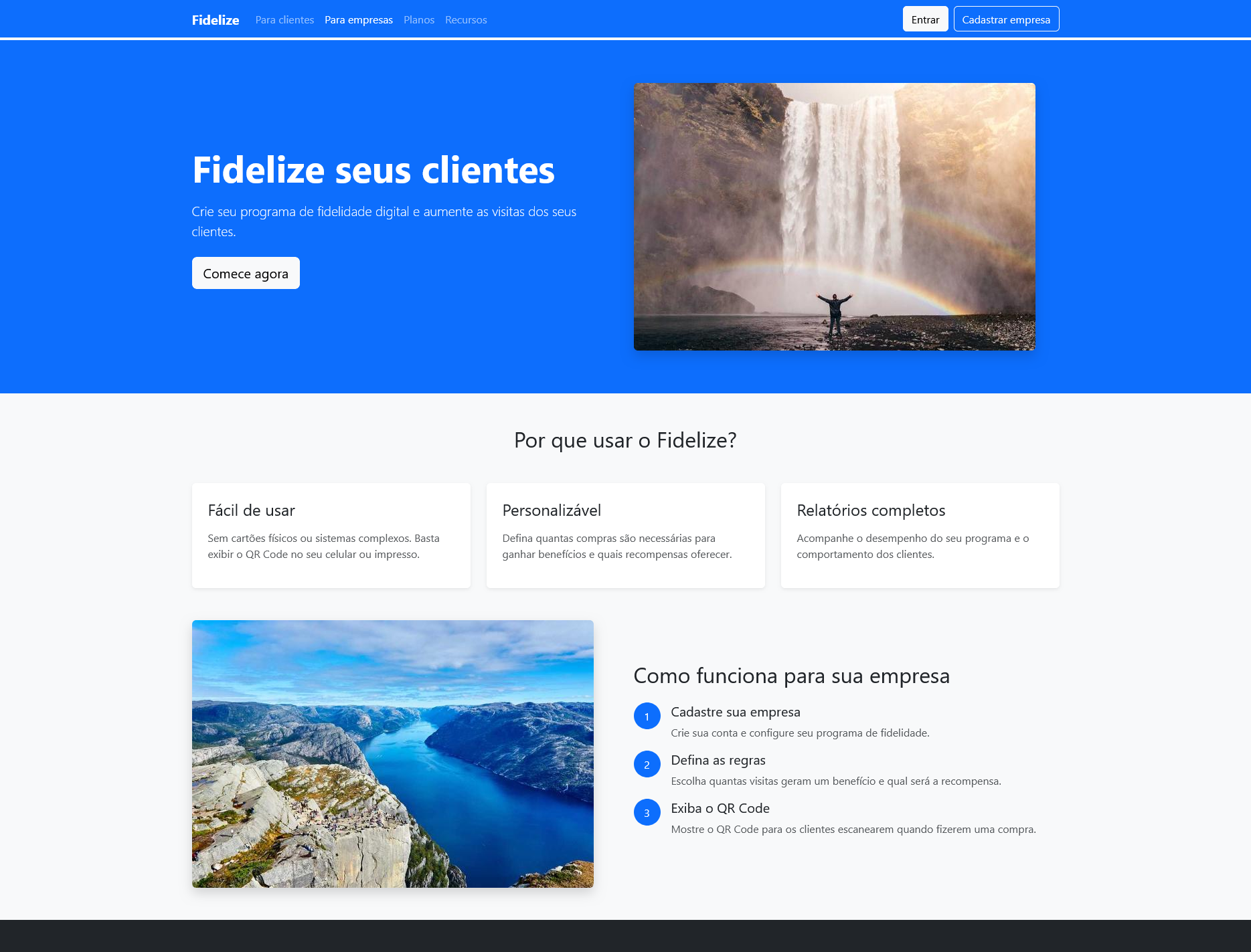 Site para Empresas